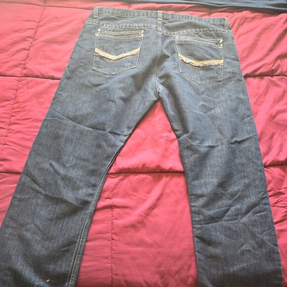 Lions Crest Designer Jeans 46x30 - Picture 2 of 2